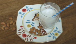 raw almond milk